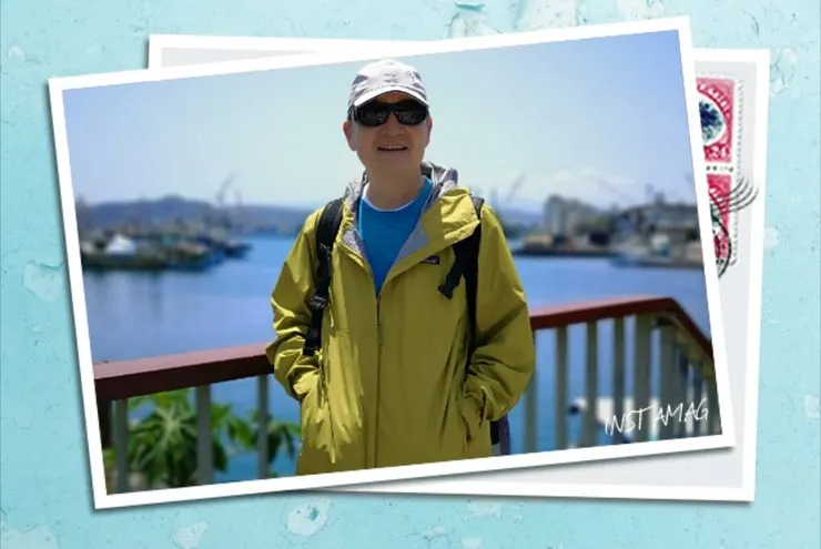 圖一：冬天健康的老人需要完整的保暖喔！