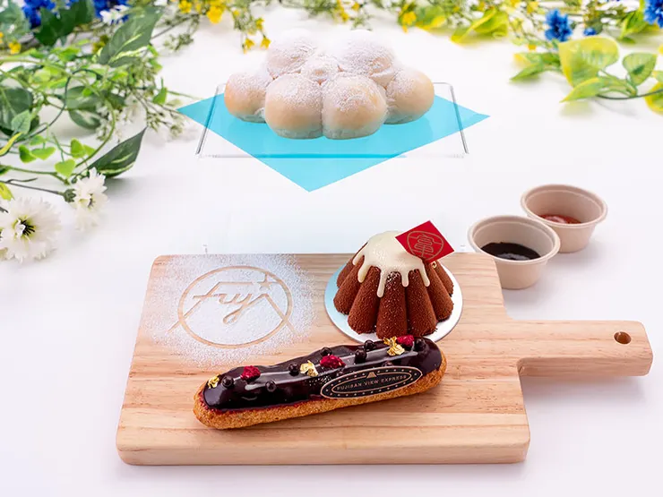 「富士山景觀特急」美味又美觀的「甜點方案」