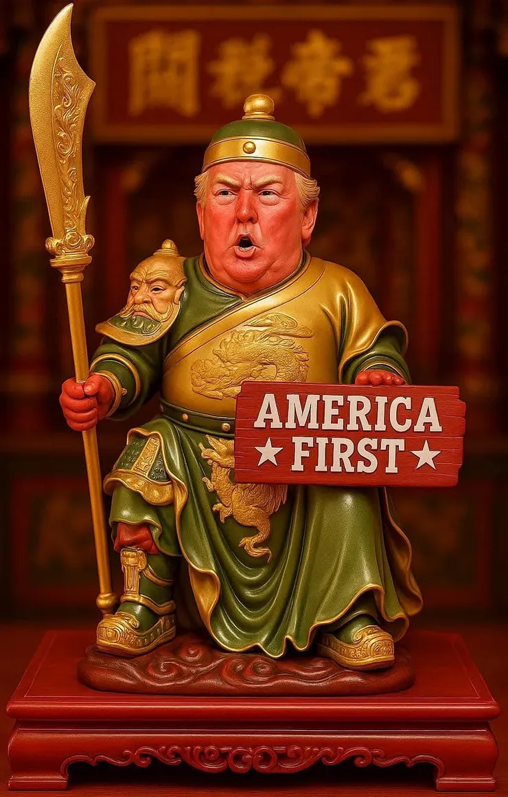 圖一:關稅帝君: Real Donald Trump