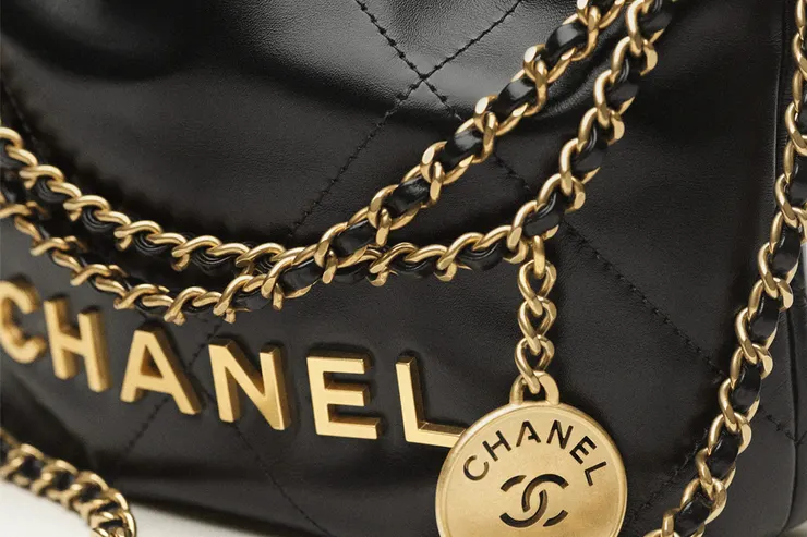 台中精品收購-CHANEL-22迷你包