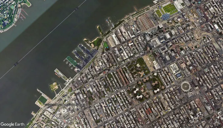 美國 - 紐約 - 高線公園(google earth)