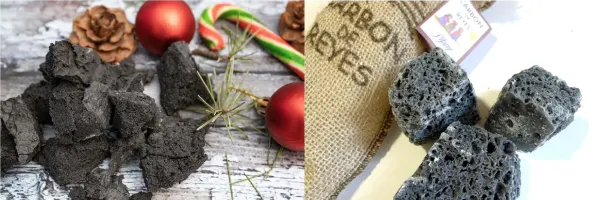 廣受歡迎的煤炭造型糖果 (真的不是煤炭本人嗎?)