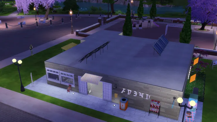 大門口的燈光簡單而溫暖。