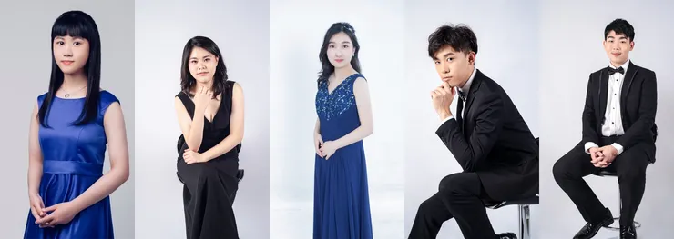 、2023新北市樂壇新星獲選者(左起)許蕥蘭、毛柔豫、林慧瑜、邱平諭、莊凱茗