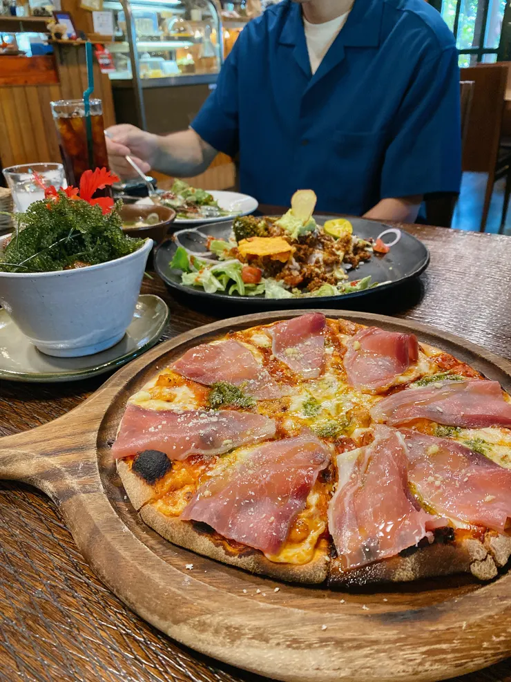 阿古豬火腿Pizza也推推~
