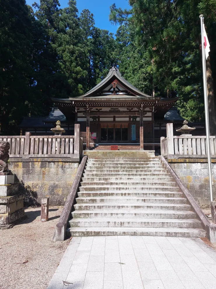 近拍神社的樓梯