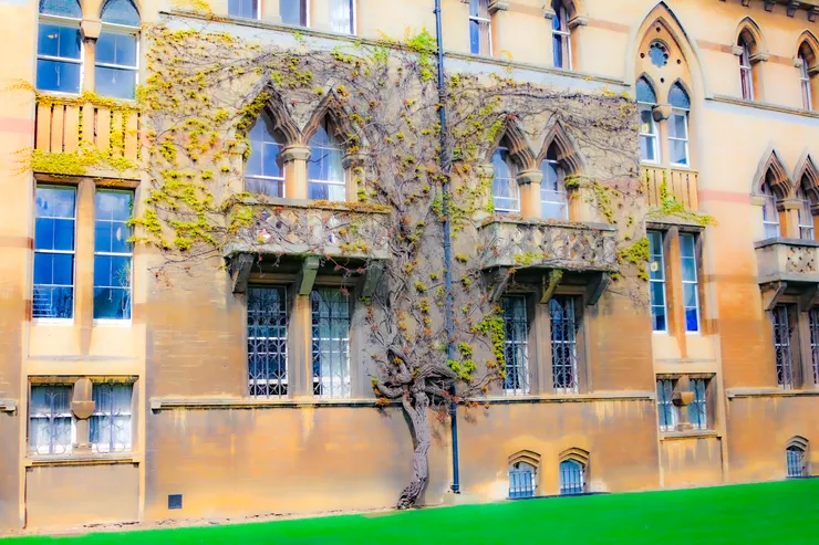 基督教堂學院的外牆