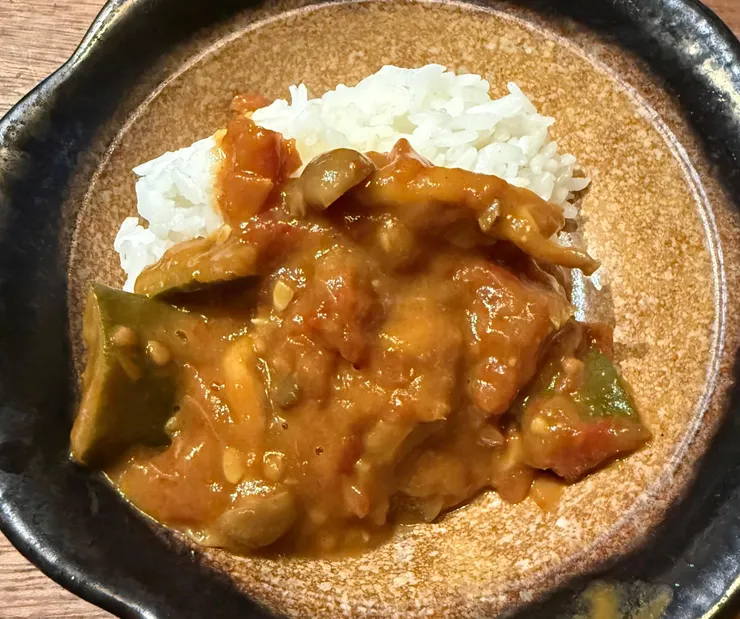 額外提供的咖哩飯