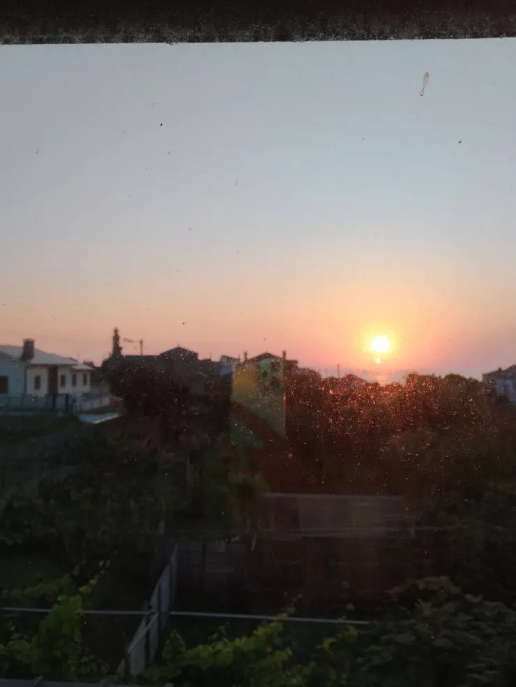 窗外迎接我們的陽光