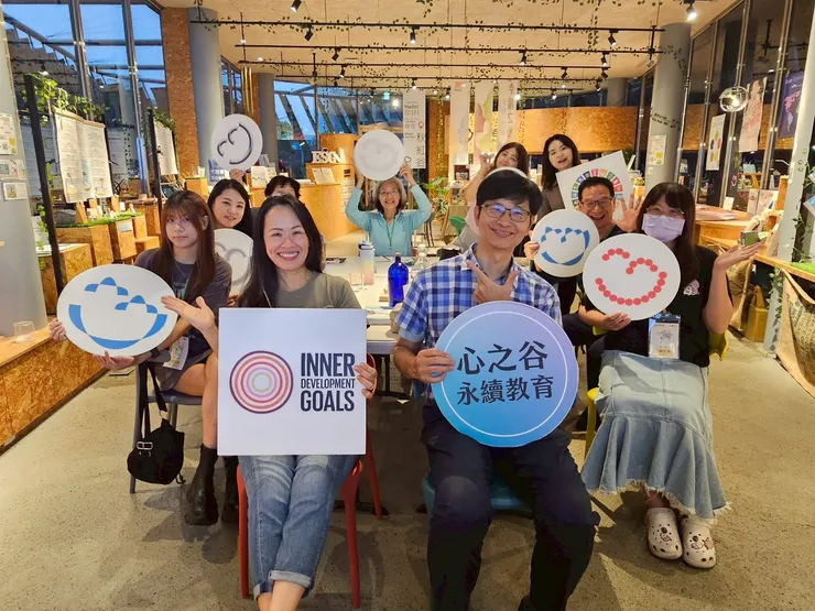 與心之谷永續教育園區首批志工們合影