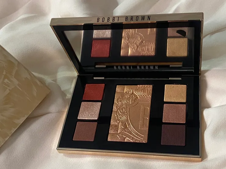 Bobbi Brown 2022聖誕-璀璨星夜鑽石眼頰盤||打亮色閃爍著超華麗金-桃粉偏光!!