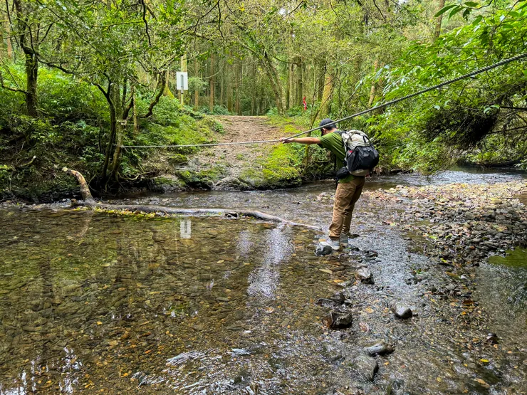 要過二次溪但都不深，不過下大雨要注意溪水會瀑漲