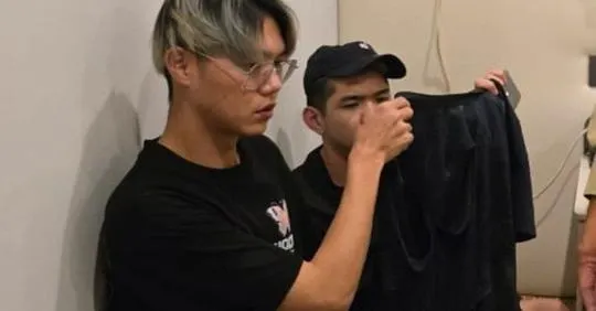 不只晚安小雞被逮！柬警公布照片：網紅阿鬧也遭上銬跪地