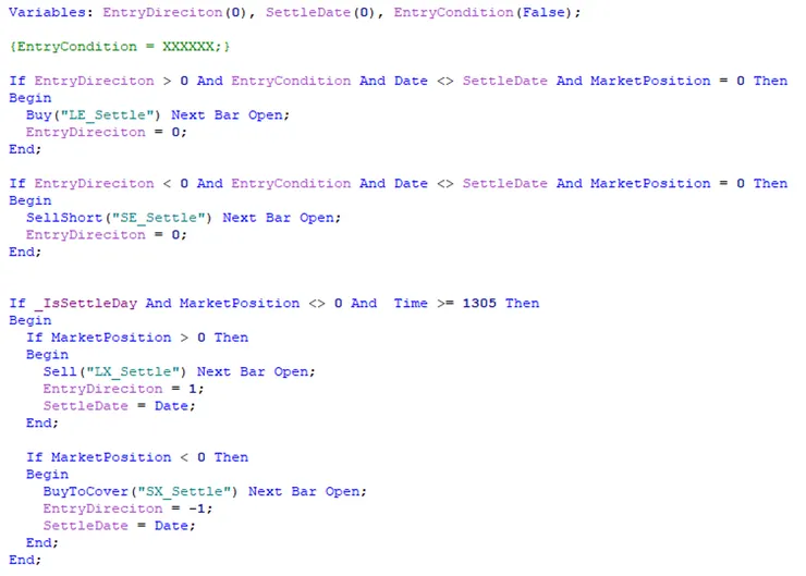 出場後，再依EntryCondition進場