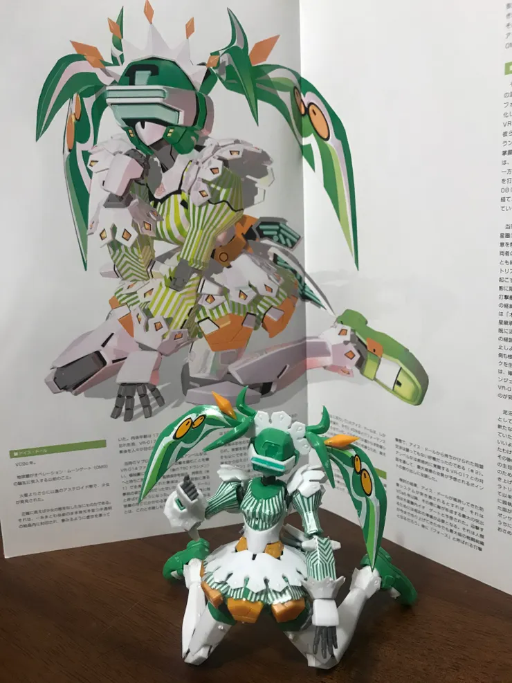 跪姿的角度也無法完全跟說明書相同~ 我很努力了!!又怕折壞ㄚㄚㄚ