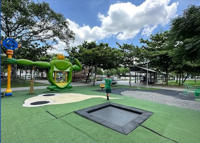 文化公園的兒童遊戲區(擷取自google地圖)