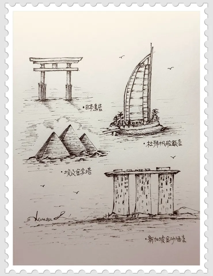 筆觸間的自由片刻,是一種自在的享受。