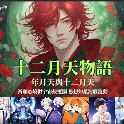 《十二月天物語》系列作次本，夏熾、秋沁，連載小舖。