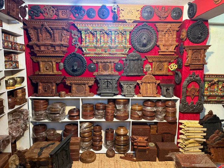 木雕坊裡的作品