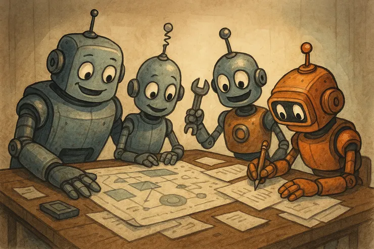 如果 AI 的目標與人類福祉不一致，可能會出現其他有害應用。由 Bing AI 生成。