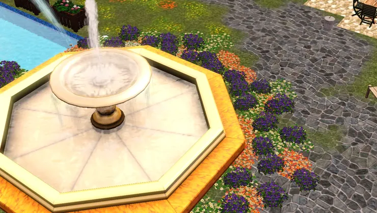 水泉很大！古代富有人家的庭園也擺放這個。