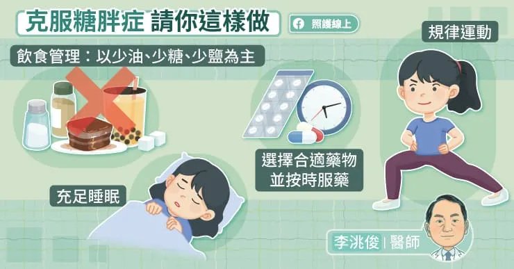 克服糖胖症，請你這樣做