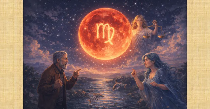 血月映照界限，喚醒人們表達需求。（ChatGPT生成圖）