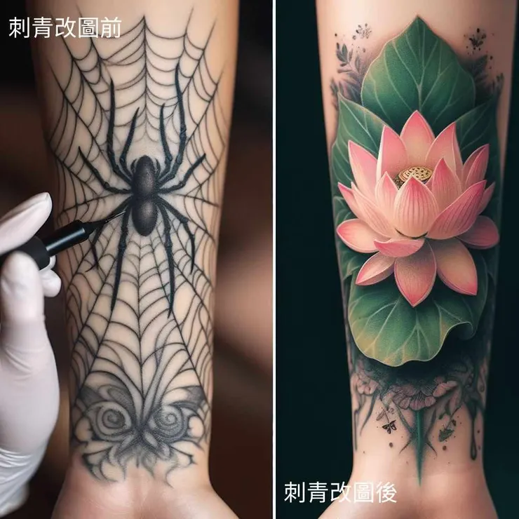 花卉刺青圖騰