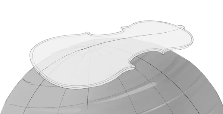 而背板則採中央最厚、向外漸薄的厚度分布，有助於產生良好的彈性反應，就像弓箭的「弓」一樣！