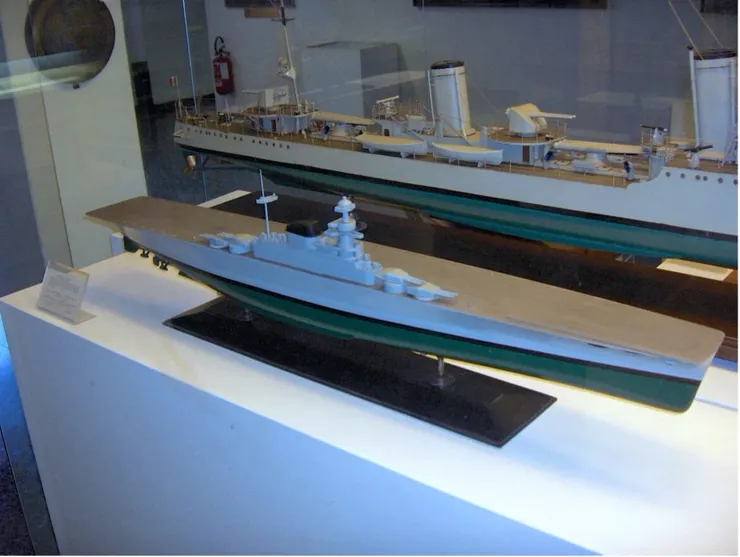 帝國號航母的模型