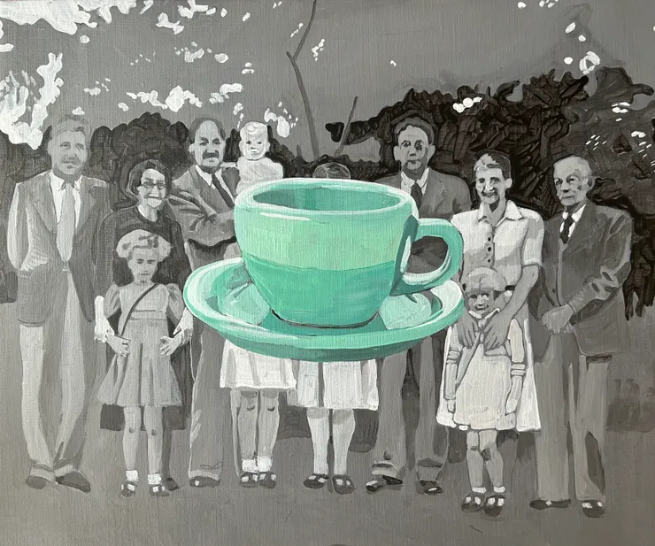 《午茶時光》8F│2023│壓克力彩