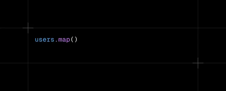 每個array都內建map()這個method。