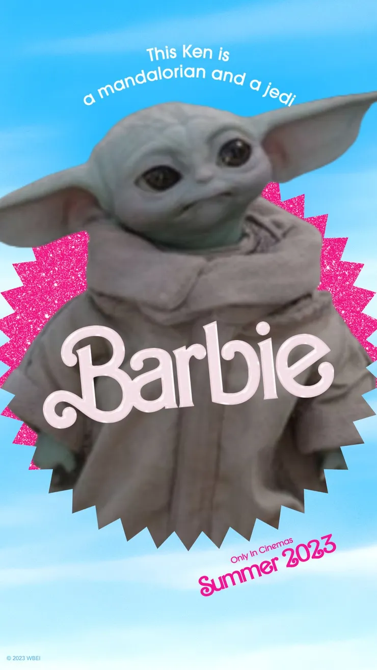 尤達寶寶是個曼達洛人同時也是絕地武士！（筆者使用生成器自製圖片）