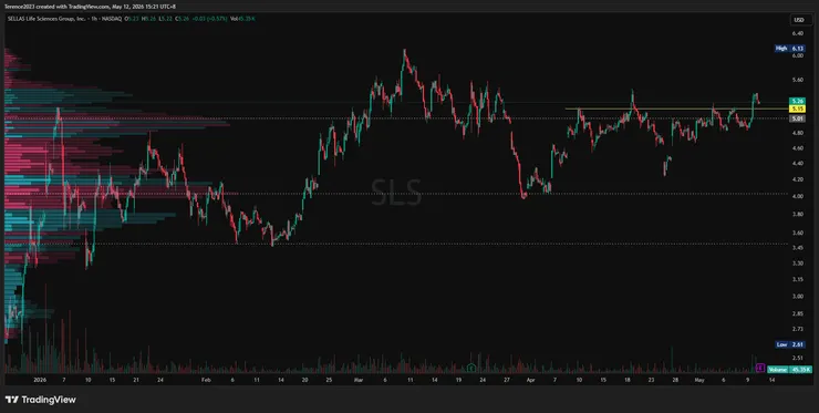 SLS 1小時圖 / Tradingview