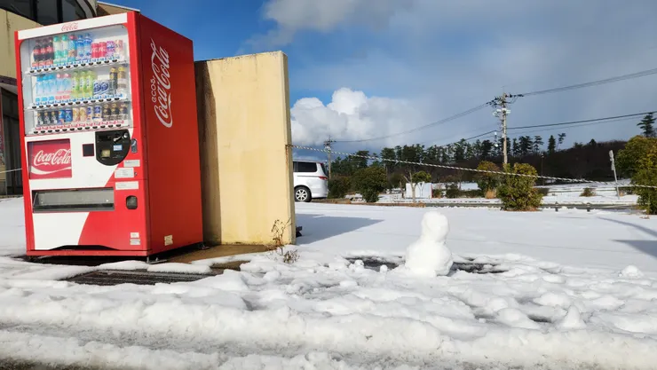 四處都能見到不知是誰堆的雪人