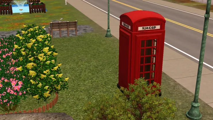 說不定這公園真的在英國。