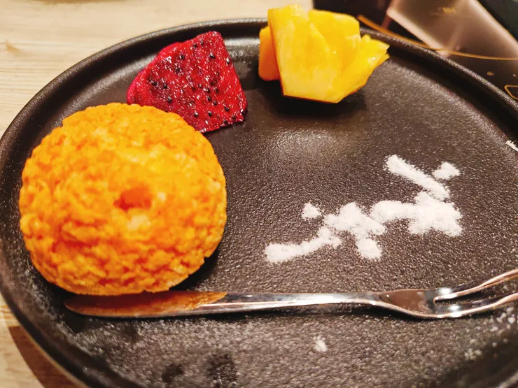 餐後甜點小巧思