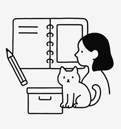 手帳裡的空白格