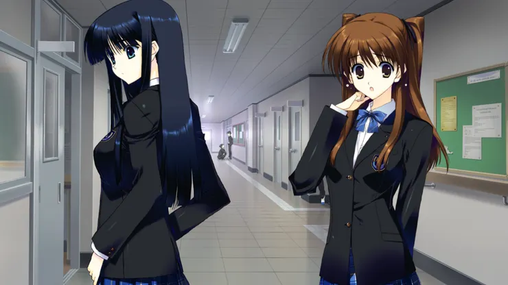 若无其事的冬马与雪菜惊诧