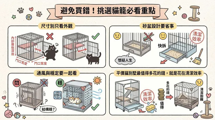 避免買錯！挑選貓籠必看重點