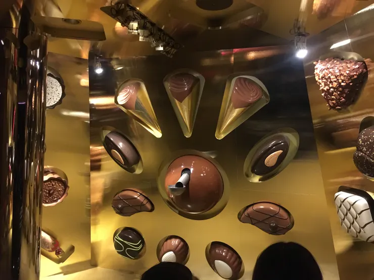 瑞士交通博物館與瑞士著名巧克力品牌 Lindt 瑞士蓮合作的多媒體巧克力主題館