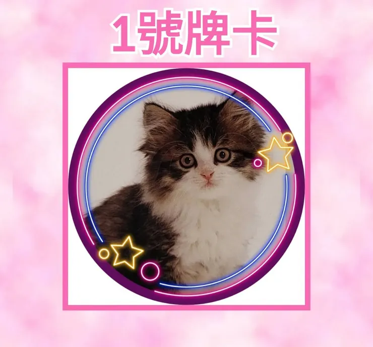 1號牌卡