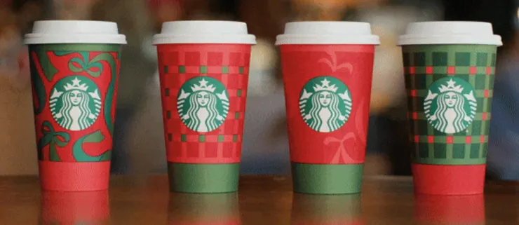 2025 星巴克節慶熱飲專用杯。