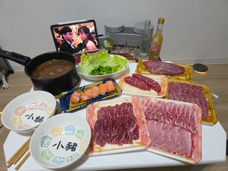 三週年結婚紀念日晚餐