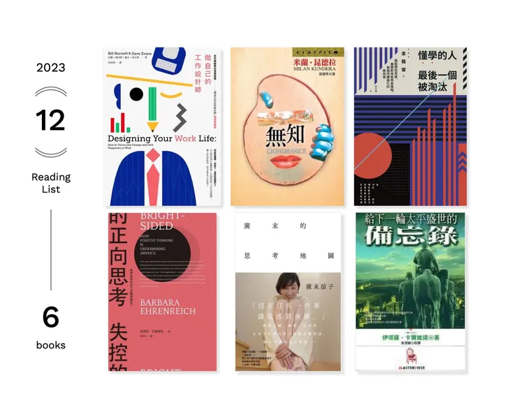 2023.12 閱讀6本書籍。