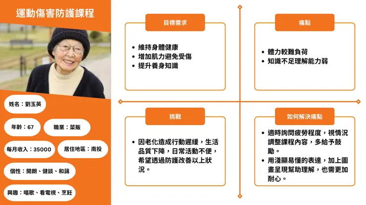 人物誌範例-銀髮族群