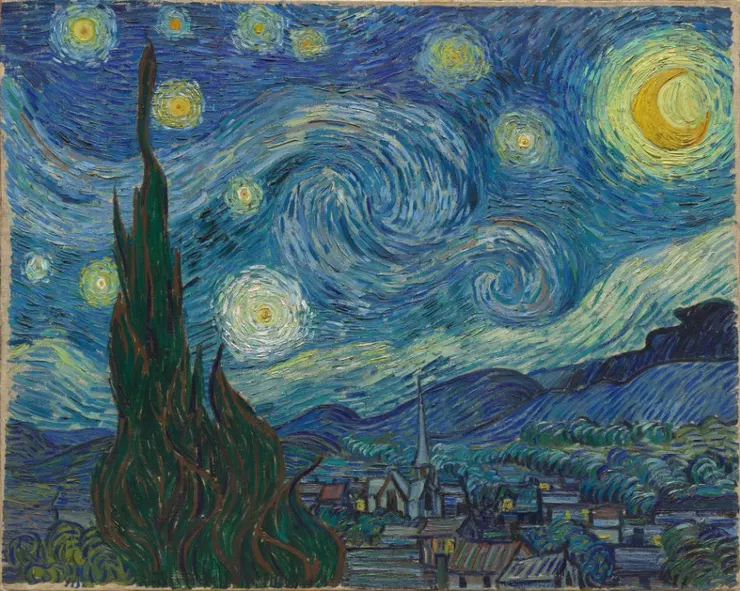 Starry Night, Vincent van Gogh