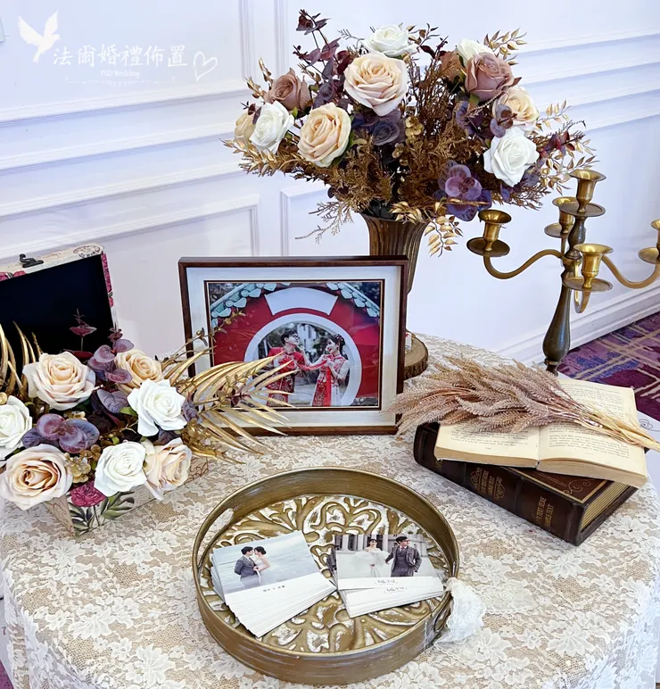 台南婚禮佈置-福爾摩沙酒店-湖光廳-璀璨金