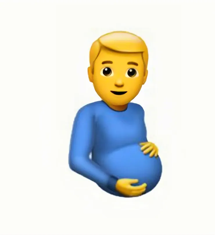 跨男懷孕表情圖示