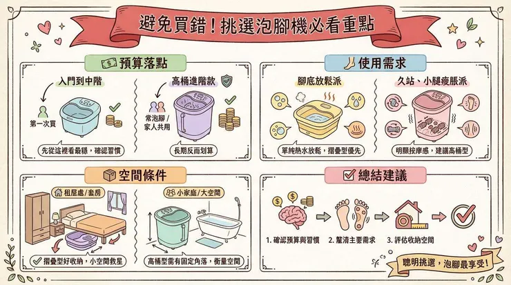 避免買錯！挑選泡腳機必看重點
